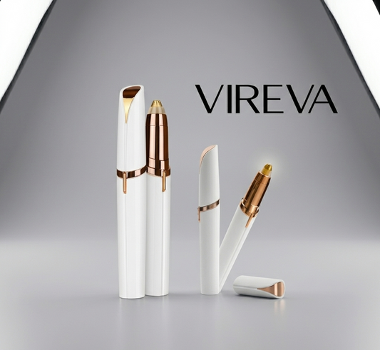 Depiladora facial de precisión con LED Vireva